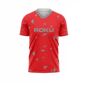 ชุดยูนิฟอร์มฮ็อกกี้น้ำแข็งของผู้ชายผ้าโพลีเอสเตอร์เป็นมิตรต่อสิ่งแวดล้อมป้องกันแบคทีเรียผลิต100% โรงงาน - Product Image 3