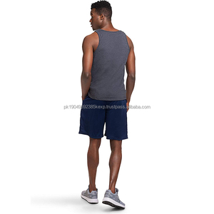 Gran oferta, camiseta sin mangas para hombre, Camiseta deportiva atlética para gimnasio, camiseta sin mangas de algodón orgánico esencial para hombre - Product Image 5