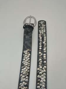 Ceinture décontractée vintage en cuir de vache véritable pour homme avec boucle en cuivre, durable, largeur 38 mm, longueur 110-125 cm - Product Image 2