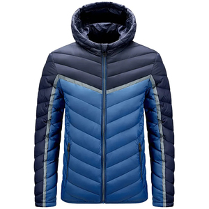 Veste d'hiver personnalisée pour hommes longue fermeture éclair solide devant imperméable respirant séchage rapide veste décontractée antibactérienne écologique - Product Image 5