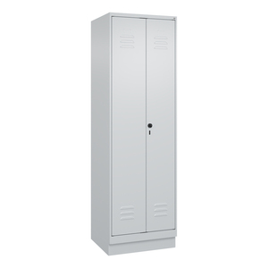 C+P Armadio per Prodotti per la Pulizia Cabo 4 Ripiani, 610 x 500 x 1950 mm, grigio, con base - Product Image 2