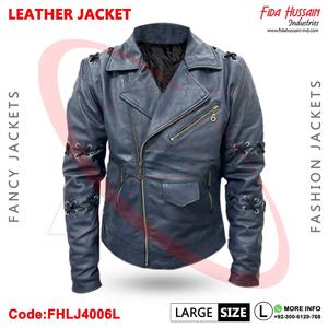Chaqueta informal de piel de cabra para hombre con cremallera asimétrica Chaleco de seguridad cómodo y duradero Camisa DE TRABAJO Estilo de moda - Product Image 3