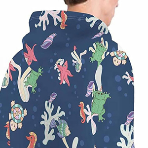 Sudaderas con capucha de caza de sublimación de peso pesado con bordado personalizado para hombre, sudadera básica Vintage con estampado de árbol Real desgastado - Product Image 5