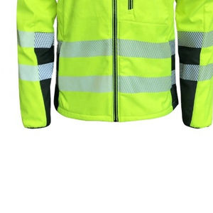 Veste de sécurité réfléchissante de travail imperméable à haute visibilité industrielle réversible - Product Image 3