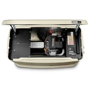 Générateur de secours Generac 70771 20/17 kW refroidi par air, système de démarrage automatique par lanceur, 24V, 10A, pour usage domestique, boîtier en aluminium - Product Image 2