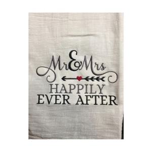 Dancing Friday Embroidered First Grade Anti Microbial Custom Made GOTS Certified Organic Cotton Kitchen Table <b>Linen</b> <b>Tea</b> <b>Towels</b> - Product Image 4