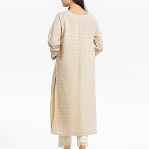 <b>Women</b> Ethnic Silk Cotton Shalwar Kameez <b>Suit</b> Stylish Printed Kurta Relaxed Bottom Quick Dry Soft Dupatta for Summer <b>Wedding</b> - Product Image 2