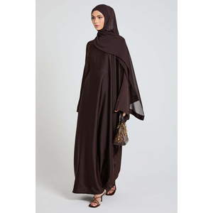 Wholesale Turkish Open Islamic Abayas Dresses Ladies Abaya New Model Pakistan&Dubai Wholesale Thobe / Thawb custom logo - Product Image 6