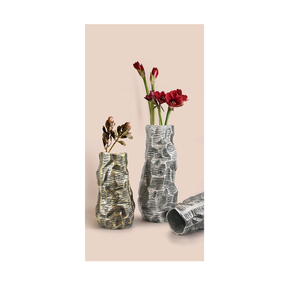 Jarrones de metal martillado fábrica directa Floreros de metal de hierro Floreros de metal antiguo de hierro martillado personalizados - Product Image 4