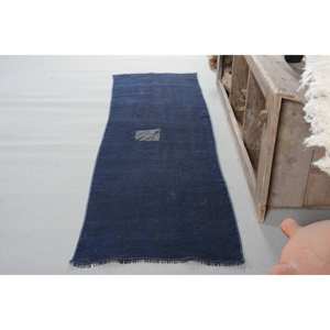 Alfombra de lana turca Vintage moderna de 230x760 pies hecha a mano clásica rectangular patrón de retazos abstracto para el hogar sala de estar látex - Product Image 2