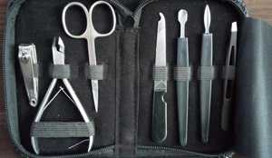 Juego de herramientas profesionales para el cuidado de las uñas de alta calidad, Kit de pedicura y manicura de acero inoxidable, PU, incluye cortaúñas, herramientas de aseo - Product Image 6