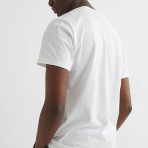 100% algodón camiseta en blanco personalizado 100% algodón camiseta impresión Logo impresión blanca camiseta de los hombres - Product Image 1