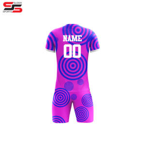 Uniformes de football avec bretelles et manches personnalisables Maillots de football avec sublimation imprimée - Product Image 6
