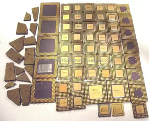 Ceramic CPU Gold Pin <b>Processor</b> Chip Metal <b>Scrap</b> Electronic Components for Repair and Recycling - Product Image 5