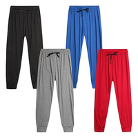 Pantalon de survêtement en coton mélangé de haute qualité pour hommes, extensible, confortable, jogging Slim Fit avec option d'impression de logo personnalisé