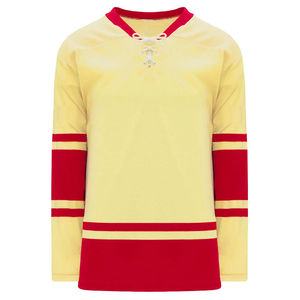 Jersey de Hockey para Hombre, Negro, Rojo y Blanco, para los Juegos de Invierno 2026, Impresión por Transferencia de Calor, Alta Calidad - Product Image 5