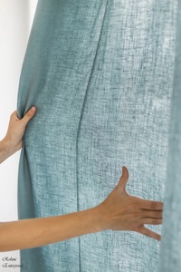 Lincoln ผ้าม่านหน้าต่างสไตล์โมเดิร์นสำหรับตกแต่งโรงแรมทำจากผ้าลินินสไตล์โมเดิร์นใช้ในห้องครัวห้องนอนงานแต่งงานในโรงพยาบาลใช้ได้ทุกฤดู - Product Image 3