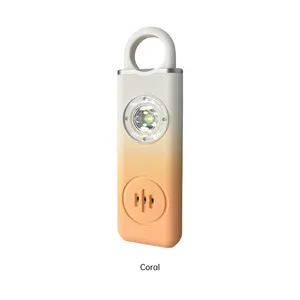 Shenzhen Custom Service Safe Sound Attack Alarms Key Chain Rechargeable Safety Personal Alarm Keychain For Self Defense Women