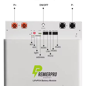 Sistema de Almacenamiento de Energía para el Hogar de 16 kWh, Batería de Litio-Ferrofosfato (LiFePO4) de 51.2V 314Ah con BMS, de Pie - Product Image 3