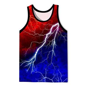 Fabriqué en usine personnaliser qualité Premium imprimé débardeur dos nageur sous gilet maillot de corps pour courir Stringer Gym entraînement - Product Image 2