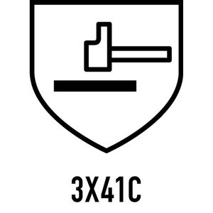 Gants anti-coupure Taeki taille 9 gris EN 388 & EN 407 PPE Catégorie II, lot de 10 paires - Gants ménagers NITRAS - Product Image 3