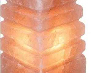 โคมไฟเกลือหิมาลัยแท้ทรงเจดีย์ สีชมพู ทำด้วยมือ สำหรับตกแต่งบ้าน เครื่องฟอกอากาศธรรมชาติ และไฟกลางคืน ดีไซน์สวยงาม - Product Image 6