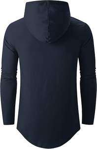 Vêtements d'hiver pour hommes Sweats à capuche décontractés de couleur unie Sweats à capuche décontractés Fashion Wear Slim Fit Hoodies pour hommes - Product Image 5