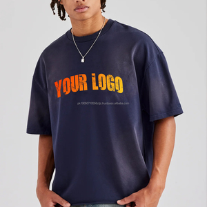 T-shirt pour homme en coton 100% personnalisé, nouvelle mode, uni, vêtements OEM avec impression de logo, coupe ample et motif uni - Product Image 4