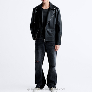 Veste en cuir pour homme de haute qualité de meilleur fournisseur de différentes tailles vente directe d'usine Veste en cuir pour homme - Product Image 6