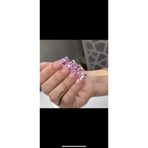 Poudre acrylique transparente de haute qualité A.G.A 4 oz pour la décoration des ongles, logo personnalisé, matière scintillante - Product Image 2