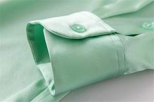 เสื้อสำนักงานผู้หญิงผ้าชีฟองแขนยาวทรงหลวมหรูหราเสื้อเบลาส์เกาหลีคอวีลำลองสำหรับฤดูร้อน - Product Image 6