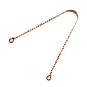 Nettoyant lingual en cuivre naturel pour les soins bucco-dentaires quotidiens, favorisant une langue propre et une haleine fraîche - Product Image 5