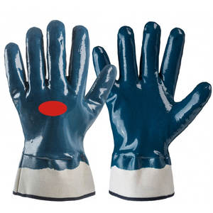 Gants de mécanicien en cuir et coton de haute qualité à usage industriel avec protection anti-coupure pour les travaux lourds et de sécurité - Product Image 3