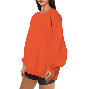Sudadera Nueva para Mujer con Manga Moderna, Color Sólido Personalizado, Felpa, Precio Económico, Sudadera Elegante y Transpirable para Mujer - Product Image 5