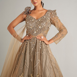 Robes de Soirée Formelles Pas Chères Pour Femmes, Robe de Cocktail de Fête, Robe Élégante et Respirante en Coton Fendue Pour Invitée de Mariage - Product Image 5