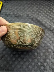 Unique India Handcrafted <b>Metal</b> <b>Bowl</b> for Table Settings & Decoration Classic Timeless Appeal Available <b>Bowl</b> at Bulk Export Price - Product Image 5