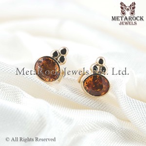 Bijoux en saphir naturel, boucles d'oreilles en or massif 14k, vente en gros, de qualité supérieure, nouveau Design - Product Image 4