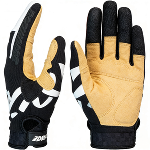 Summer Goat Leather <b>Touchscreen</b> Full Finger Motorcycle <b>Gloves</b> Hook Loop Closure for Unisex Daily Riding <b>Gloves</b> - Product Image 1