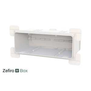 Rejilla y registro de poliestireno anticondensación Tecnosystemi PS Plenum en blanco - Product Image 1