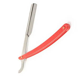 Rasoirs de barbier droits Style acier inoxydable poignée en plastique rasoirs de rasage pliants avec marque privée - Product Image 2