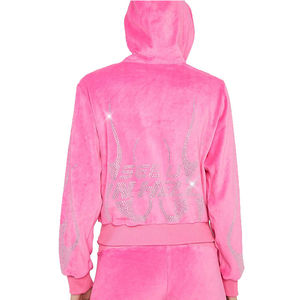 เสื้อฮู้ดดี้ผู้ชายปักลายโลโก้แบบกำหนดเองได้เต็มที่ ผ้าเฟรนช์เทอร์รี่ สไตล์สตรีทแวร์ แบบซิป - Product Image 4