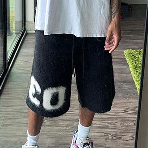 Shorts pour hommes en toile solide, polyester/coton, nouvelle arrivée personnalisée 2025, imperméables, coupe-vent, respirants, taille élastique - Product Image 4