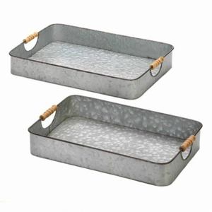 New Design <b>Galvanized</b> <b>Tub</b> with Handles Home Kitchen Decorated Luxury Deep <b>Galvanized</b> bucket for Home Living Room - Product Image 5