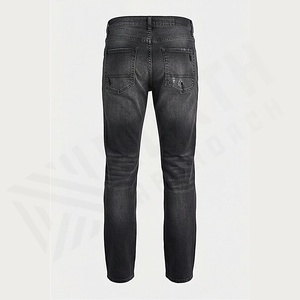 Jeans en denim slim pour homme sur mesure, coton de haute qualité, design vintage, techniques de broderie, couleur personnalisée, automne-hiver - Product Image 2