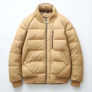 Chaqueta Acolchada con Capucha para Hombre al por Mayor, Diseños Personalizados, Impermeable, Informal, de Invierno, Bordada, con Cremallera, de Alta Calidad - Product Image 6