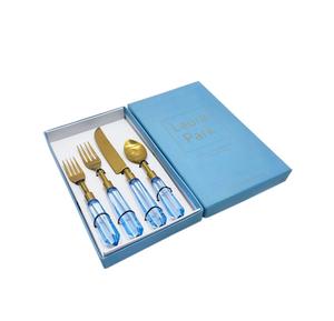 Juego de Cubiertos de acero inoxidable 304 de estilo moderno para el hogar, cocina, juego de vajilla de mesa, juego de cubiertos para mesa de boda para el hogar - Product Image 4