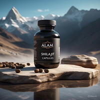 Cápsulas de Shilajit Puro del Himalaya Aprobadas por GMP, 100% Naturales, Orgánicas, Secadas al Sol, Ácido Fúlvico, Paquete de 30 Piezas, Inmunidad, Mujeres Embarazadas