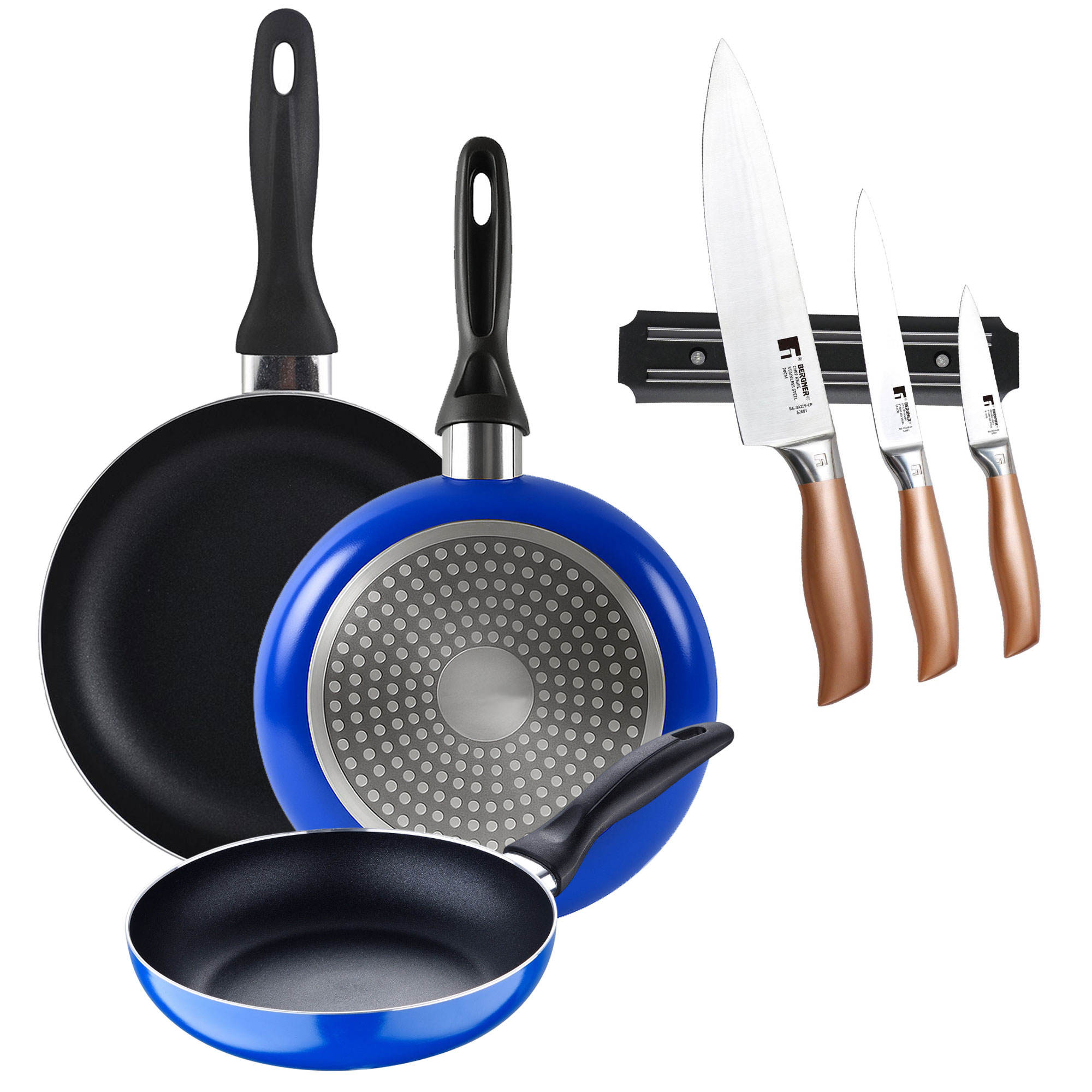 สีน้ำเงินและสีดำ