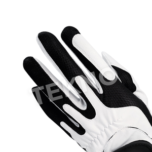 Gants de sport de golf Cabretta de haute qualité en cuir PU avec logo personnalisé Nouvelle broderie OEM ODM Services Offre Spéciale - Product Image 4