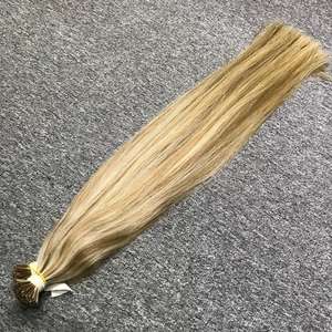 Top qualité kératine I-TIP mélange couleur naturel droit vierge cheveux 100% vietnamien cheveux bruts - Product Image 5